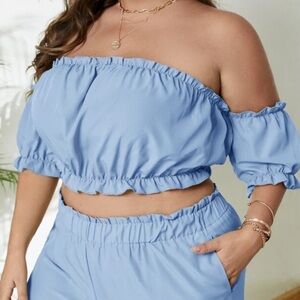 NWT Shein off shoulder blouse